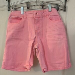 Arizona Bermuda Light neon pink jean shorts girls 16